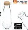 Karafa KADAX "Atessa", džbán 1 litr, karafa s korkem Náhled obrázku produktu 3