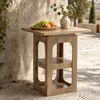 Tribesigns: Tavolino bar quadrato da 80 cm con 3 ripiani, Anteprima dell’immagine prodotto 5