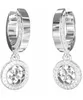 Guess JUBE04165JWRH Damen-Ohrringe Creolen 4G Huggies Produktbild-Vorschau 1