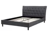 BELIANI Polsterbett Grau 160 x 200 cm Mit Lattenrost und Produktbild-Vorschau 8