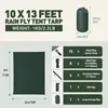 VOSOIR Tarp 3x4M Wasserdicht Ultraleicht Camping Zeltplane Produktbild-Vorschau 7