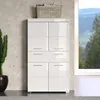 trendteam Bad Stauraumelement Amanda Weiß Melamin/Weiß Produktbild-Vorschau 9