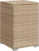 A beige poly rattan propane tank cover with a lid. Produktbild-Vorschau
