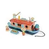 Tender Leaf houten kanaalboot speelgoed met accessoires en Productafbeelding-voorbeeld 12