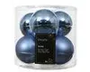 Weihnachtskugeln Glas 8cm 6 Stück - Dämmerungsblau Produktbild-Vorschau 1