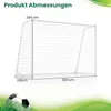 COSTWAY 300 x 200 cm Fußballtor, Fussballtore mit Produktbild-Vorschau 3
