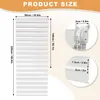 LARS360 Zebra Rollo Weiß 90x220 cm – Klemmfix Doppelrollo Produktbild-Vorschau 2