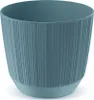 Prosperplast Pflanzentopf - Streifen - eisblau - D15xH13 cm Produktbild-Vorschau 1