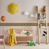 Muralo bordo autoadesivo per bambini colorato BLÖCKE Anteprima dell’immagine prodotto 3