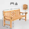 Teakbank Florida 200 cm teak Produktbild-Vorschau 7
