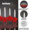 LED Leuchter Sterne rot Motiv Weihnachten Winter Kerzen Produktbild-Vorschau 5
