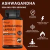 Ashwagandha 3300 mg (120 capsule) Integratore alimentare, Anteprima dell’immagine prodotto 3