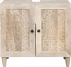 vidaXL Mobile da bagno a parete con porta Bianco 62 x 33 x Anteprima dell’immagine prodotto 1