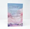 The back cover of a book with text and a soft, cloudy background. Produktbild-Vorschau