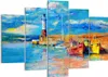 Bild auf Leinwand - Leinwandbild - Leuchtturm Meer - Produktbild-Vorschau 1
