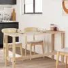 vidaXL Stół z blatem prostokątnym 140x50x4 cm z litego Podgląd zdjęcia produktu 4
