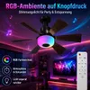 Ventilateur de plafond LED 52 cm avec éclairage E27 RGB et Voir les images du produit 7