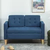 HOMCOM – dwuosobowa sofa, tapicerowana kanapa z schowkiem, Podgląd zdjęcia produktu 8