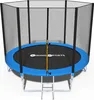 Trampolin - blau - 252 cm - mit Netz und Leiter - bis 100 Produktbild-Vorschau 1