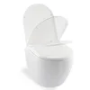 Spülrandlose Toilette mit Toilettendeckel,Hänge-WC aus Produktbild-Vorschau 7