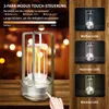 Tragbare Innen-/Außentischlampe aus Metall, kabellose Produktbild-Vorschau 2