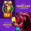 Hülle Neon Klar für iPhone 15 Plus Bunt Leuchtend Silikon Produktbild-Vorschau 5