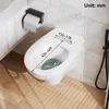 Toilettendeckel O Form WC-Sitze, Holzklobrille Marmor Produktbild-Vorschau 7