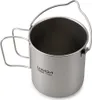 Ultralahký titánový hrniec s objemom 750 ml, prenosný Náhľad obrázku produktu 3
