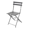 Bolero Klappbare Terrassenstühle Stahl, Schwarz (2 Stück) Produktbild-Vorschau 6