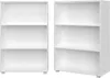 Étagère bibliothèque blanc 115 x 60 x 28 cm Meuble de Voir les images du produit 3
