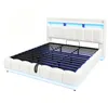 Lit coffre rembourré 180x200 cm avec rangement hydraulique, Voir les images du produit 9