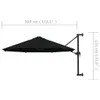 vidaXL Parasol do montażu na ścianie z metalowym drążkiem Podgląd zdjęcia produktu 7