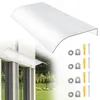 Jiubiaz Vordach brandneu 40x80cm Plexiglas und Fenster Produktbild-Vorschau 6