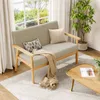 Iropro 2 Sitzer Sofa, Kleine Sofa mit Holzrahmen, Produktbild-Vorschau 1