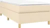 vidaXL Boxspringbettgestell Creme 90x200 cm Stoff Produktbild-Vorschau 3