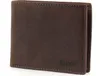 A brown leather wallet with the brand name 'bugatti' embossed on the front. Produktbild-Vorschau