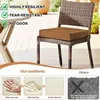lot de 2 coussins de chaise pour l'extérieur imperméables Voir les images du produit 4