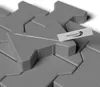 PRODIAMANT značkovač dlažby 5 ks 12 cm x 3 cm – nerozbitná Náhľad obrázku produktu 5