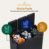 CASABEL Pattumiera, 3x20L, nero, acciaio inox, Anteprima dell’immagine prodotto 5