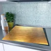 Spritzschutz Herdabdeckplatte Schneidebrett aus Glas Golden Produktbild-Vorschau 2