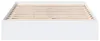vidaXL Bettgestell mit Schubladen Weiß 120x200 cm Produktbild-Vorschau 4