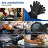 Ofenhandschuhe 2x Backhandschuhe Topfhandschuhe Schwarz Produktbild-Vorschau 5