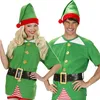 Two people dressed as elves, a man and a woman, posing for a product image. Produktbild-Vorschau