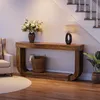 Console pour l'entrée, table basse étroite de 180 cm de Voir les images du produit 3