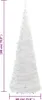 vidaXL Sapin de Noël Pop-Up Artificiel 150 LED Blanc 180 cm Voir les images du produit 7