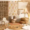 Kinderteppich - Baumwolle und Pompons - béžová - D90 cm - Náhľad obrázku produktu 4