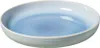A single, empty bowl with a blue interior and white exterior, presented against a white background. Náhľad obrázku produktu