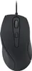 A top-down view of a black computer mouse. Anteprima dell’immagine prodotto