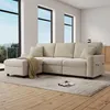 Merax Modernes Sofa 3-Sitzer, L-förmiges Ecksofa mit Produktbild-Vorschau 4