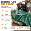 TK Gruppe Timo Klingler 4x5 m plachta zelená, ako ochranná Náhľad obrázku produktu 6